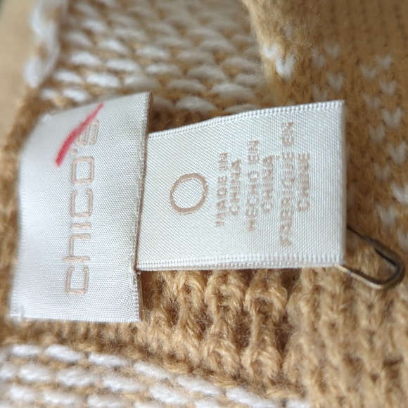 Chico's Filipa Striped Sweater S - Picture 15 of 16